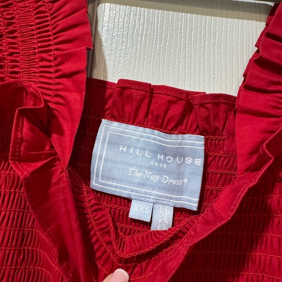 Hill House Home Ellie Nap Dress Victorian Red cotton - Picture 5 of 5